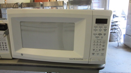 GE White Sensor Microwave