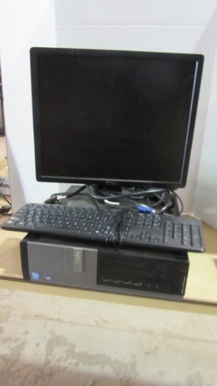 Dell Optiplex 7010 CPU, Keyboard, Mouse and 19" Monitor