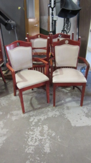 Six Shelby Williams Industries Dining Chairs