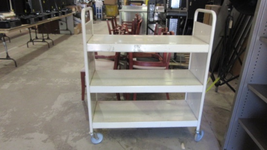 Rolling 3 Tier Cart with Locking Wheels