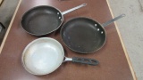 Three Commercial Saute Pans