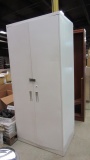 Steelcase Double Door Metal Storage Cabinet
