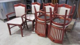 Six Shelby Williams Industries Dining Chairs