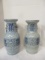 Pair of 19th Century Chinese Blue and White Vases