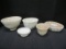 Collection of 5 English Pottery Molds