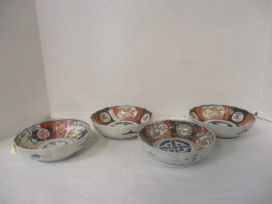 4 Early 19th Century Japanese Imari Bowls