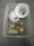 Lot of Glass Lighting Globes - Various Sizes