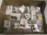 Lot of Earrings and Pins