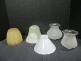 5 Glass Lamp Shades