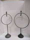 2 Circular Wreath or Candle Stands