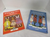 2 Antique Paper Doll Books