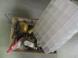 Box Hinges, Hooks, Lighting Fixtures, and Other Hardware with Plastic Organizer