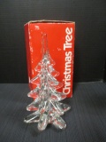 Two's Company Glass Christmas Tree Sculpture in Original Box