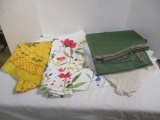 Lot of Tablecloths - Most are Round