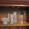 Crystal Bud Vases, Tall Vase, Footed Bowl and Pair of Candle Holders