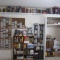 Closet and Wall Contents of Popular Novels, VHS Movies, Cassette Tapes,