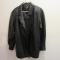 John Michael Black Leather Ladies Jacket