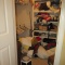 Contents of Master Closet-Blankets, Sleeping Pillows, Vases, Hangers,