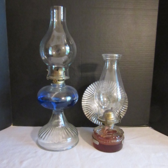 Eagle Burner Oil Lamp and Oil Lamp with Wall Mount Bracket