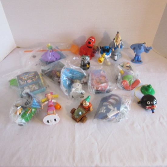 Collection of Licensed Character Kid's Meal Toys