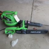 Portland Electric Blower and Chain Saw