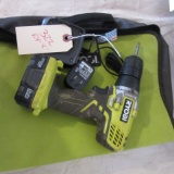 Ryobi HJP003 Drill, Battery, Charger and Carry Case