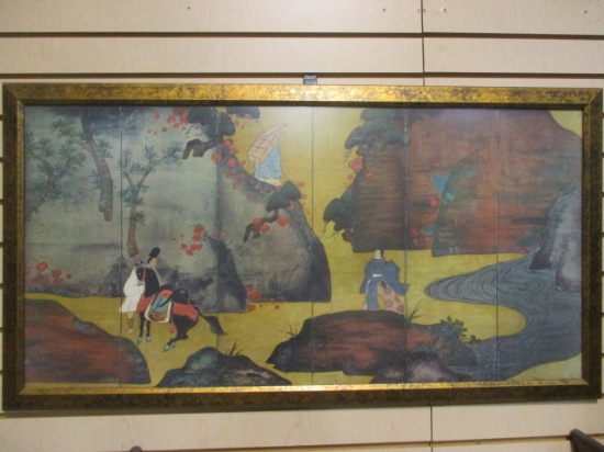 Framed Oriental Style Print