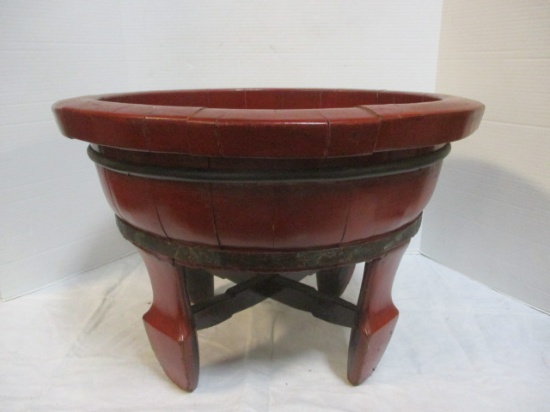 Wood Decorative Planter Footed