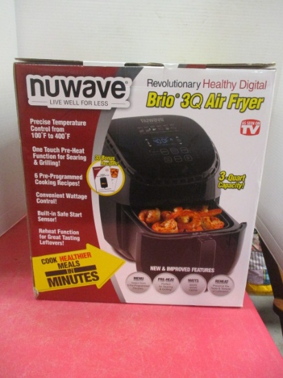 New Old Stock Nuwave Brio 3Q Air Fryer