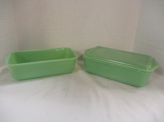 Two Fire King Philbe Refrigerator Boxes