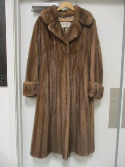 Vintage Hopper Furs Full Length Mink Coat