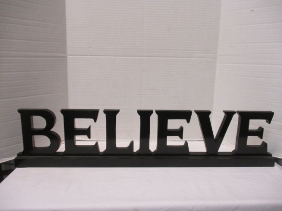 "Believe" Table Top Plaque
