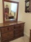 Six Drawer Dresser with Mirror