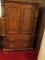 Vintage Dixie Wood Chest with Two Drawers