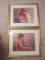 Pair of Mother and Child Framed and Matted Prints