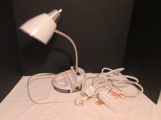 Organizer Lamp and Extension Cord
