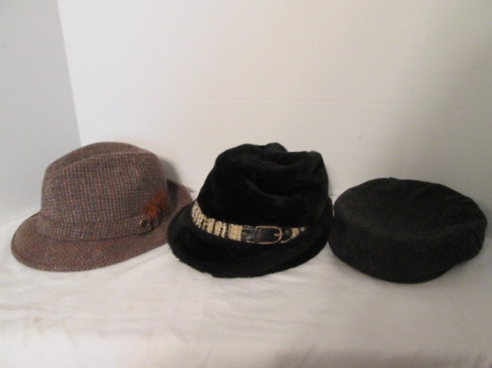 Three Men's Hats