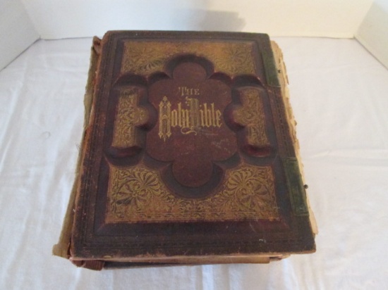 Antique 1891 Holy Bible