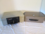 Locking Fire Proof Box and Sentry Safe
