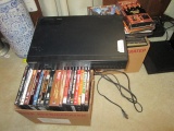 Samsung VCR and DVD Player with DVDs and VHS Tapes