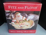 Fitz and Floyd Winter Holiday Santa Server