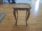 Small White Washed Light Wood Accent Table