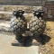 Pair of Concrete Pineapple Statues
