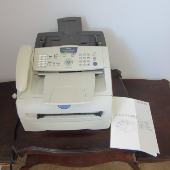 Brother IntelliFax 2820 Fax/Copier with Owner's Manual