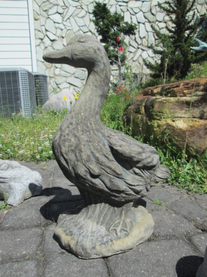 Concrete Duck Statue