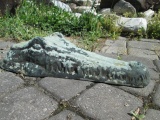 Cast Metal Alligator Spitter