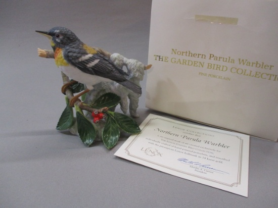 2005 Lenox "Northern Parula Warbler"  Fine Porcelain Bird Figurine 5"
