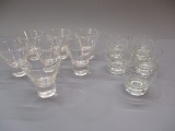 12 Vintage Cocktail/Shot Glasses