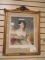 Framed Mezzotint 'Miss Croker' in Antique Original Frame