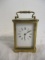 H & H France Brass Carriage Clock